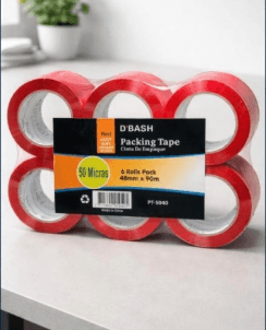 Cinta de embalar roja PT-5040