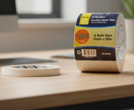 Cinta doble faz transparente MT-8080
