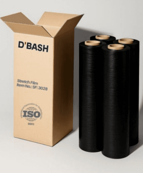 Stretch film industrial negro SF-3028